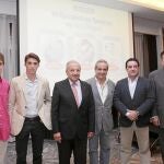 Alfonso Cadaval, Rafa Serna hijo, Alfonso Fernández de Peñaranda Valdenebro, José Antonio Naranjo, Rafa Serna y Enrique Miguel Rodríguez