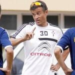 Luis Enrique, de pretemporada en el Celta