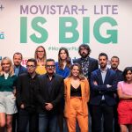 Foto de grupo durante la presentación de Movistar+ Lite