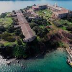 Panorámica del hospital naval de la Isla del Rey