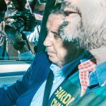 Eduardo Zaplana en la Comandancia de la Guardia Civil el pasado mes de mayo/Efe