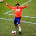El delantero francés del Atlético de Madrid Antoine Griezmann