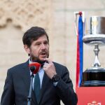 Mateu Alemany, con la Copa del Rey 
