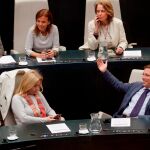 El candidato del PP durante el último Pleno del Ayuntamiento