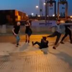 Fotograma de un vídeo en el que se representa la agresión