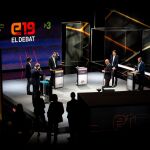 Imagen del debate de TV3 entre los candidatos a las elecciones europeas