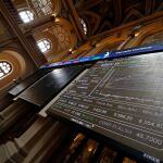 El indicador de la Bolsa española vuelve a bajar, pero aguanta por encima de los 9.200 puntos