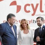 La veterana periodista Cristina Camell que presentará el programa «Vamos a ver», conversa con Javier Pérez de Andrés, Francisco Temprano, Eduardo Álvarez y Eduardo Gordaliza
