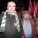Carbonero y Pastrana protestaron ayer por las tasas judiciales