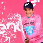 El ecuatoriano Richard Carapaz. (Alessandro Di Meo/ANSA via AP)