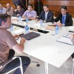 La consejera de Agricultura y Ganadería, Silvia Clemente, mantiene un encuentro con el Comité de Empresa de Panrico