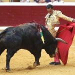 Fandiño realiza una bernadina al segundo de Juan Pedro Domecq