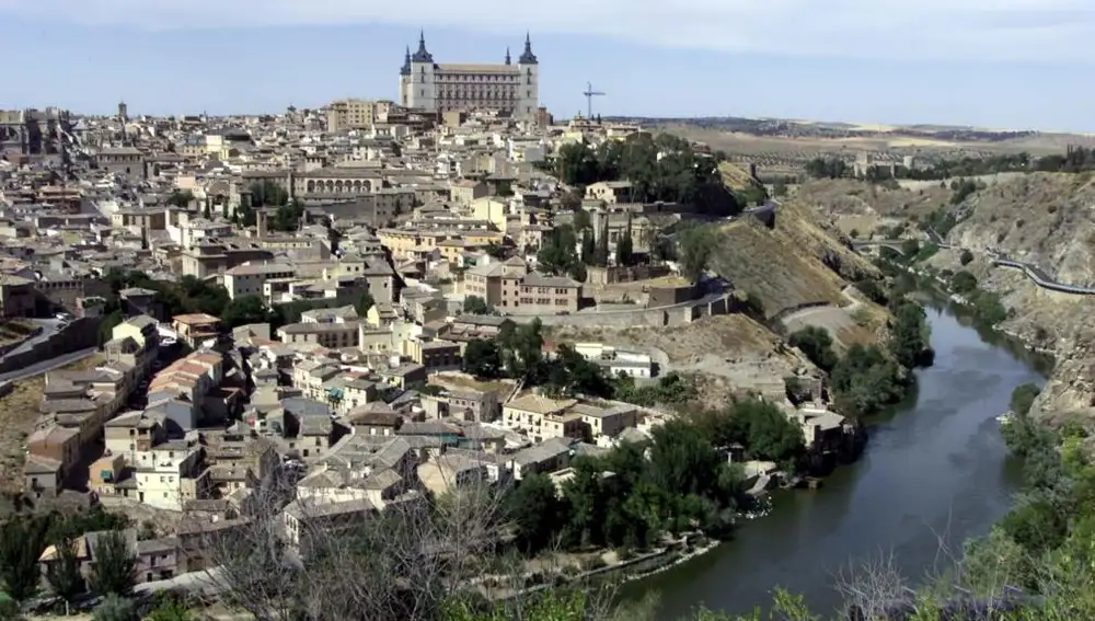 El Tajo, a su paso por Toledo