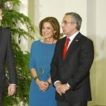 Mariano Rajoy, ayer con Ana Botella, Alejandro Blanco y Miguel Cardenal en La Moncloa