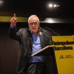 Maragall durante un acto de campaña en Barcelona