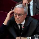Imagen capturada de la señal institucional del Tribunal Supremo, de Xavier Melero, abogado de Joaquim Forn, durante el juicio del "procés