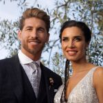 Sergio Ramos y Pilar Rubio recién casados