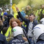 Disturbios en Bruselas