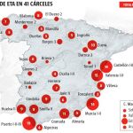 Los 209 presos de ETA que Sánchez deberá acercar al País Vasco para tener el «sí» del PNV