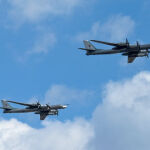 Dos Tupolev Tu-95 rusos como los que se han desplegado en Bielorrusia