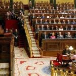 El Congreso de los Diputados en una sesión plenaria