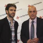 José Tomás y Jesús Mora, presidente autonómico de Cruz Roja Madrid