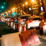 Obras en el carril bici de la Avenida del Regne de Valencia