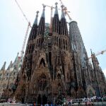Activistas de la ANC se encierran durante cinco horas en la Sagrada Familia