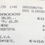 La factura en el restaurante Horno de Salvador, tuvo lugar el 31 de enero de 2010, con un coste de 486,85 euros