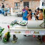Entierro de Erick Altuve, otro de los niños fallecidos en el Hospital JM de los Ríos el pasado mes de mayo / Ap
