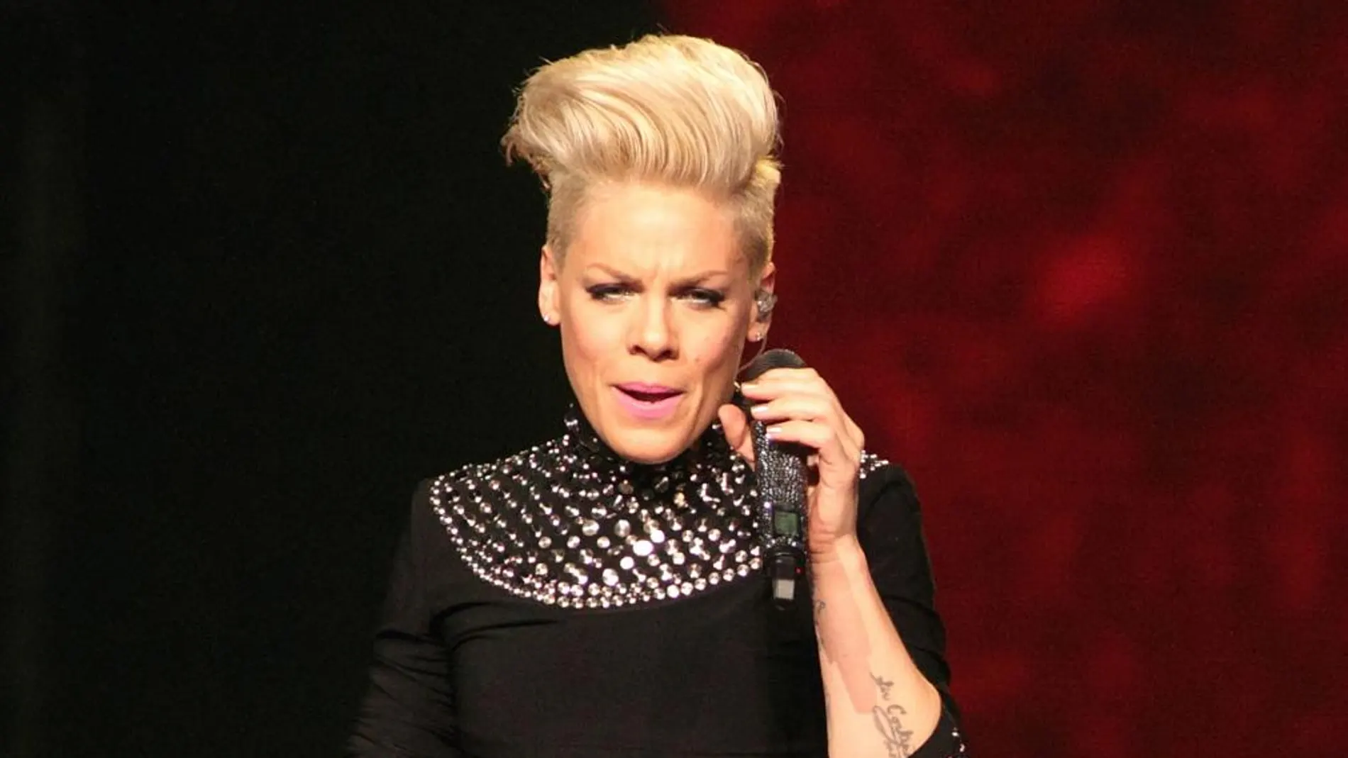 La cantante de pop Pink