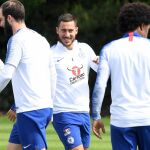 Eden Hazard prepara con el Chelsea la final de la Liga Europa