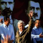 López Obrador en un acto en Tijuana/Efe