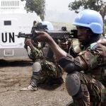 Fuerzas militares de la brigada de Tanzania intervinienen en Goma en el este de la RD Congo, en una imagen de archivo