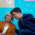 Manuela Carmena e Iñigo Errejón