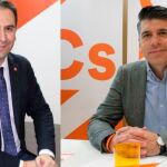 Mario Simón (Palencia) y Vicente Marañón (Burgos)