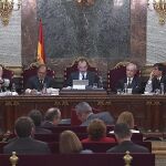 Sala del Tribunal Supremo donde se realiza el juicio del "procés"