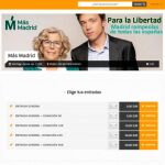 Más Madrid pone a la venta entradas para acudir a un mitin del partido el próximo 18 de mayo