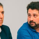 El conseller de Economía, Rafael Climent (izda) junto al subsecretario de la Conselleria, Natxo Costa