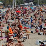 Vista de la playa de el Postiguet de Alicante / Foto: Efe