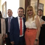 El alcalde de Jaén, Julio Millán, y la responsable de Cs, María Cantos /Foto: La Razón