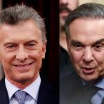 El presidente Mauricio Macri, a la izquierda, y el senador Miguel Angel Pichetto/Ap