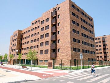 Promoción de viviendas protegidas recientemente entregadas en la capital vallisoletana