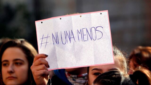 Manifestación contra la violencia de género