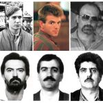 Fotografías de algunos de los presos que pueden beneficiarse de la derogación de la doctrina Parot, que ha decido hoy el Tribunal Europeo de Derechos Humanos de Estrasburgo. Arriba abajo, i a d;. los presos comunes: Felix Vidal, el violador del estilete; Miquel Ricard, el asesino de las niñas de Alcasser; Pedro Luis Gallego, el violador del ascensor; Juan Manuel Valentín Tejero, asesino y violador; Manuel Lorenzo y Jesús Vela, autores del cuádruple asesinato de Nigrán. EFE