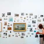 Vista de la exposición “Patrick Pound: Fotografía y Aire”