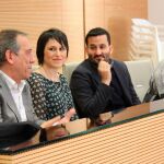 El secretario autonómico de Educación, Miquel Soler (izquierda), junto al conseller de Educación, Vicent Marzà (derecha), durante un acto reciente en Almassora (Castellón)