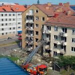 Varios edificios afectados por la explosión