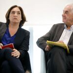 Ada Colau y Ernest Maragall durante uno de los debates celebrados en campaña electoral