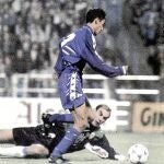 Cedrún y Raúl, en 1994